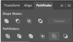 Pathfinder palette screenshot